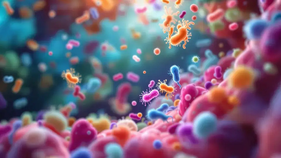 Mikroskopický pohled na mikroorganismy